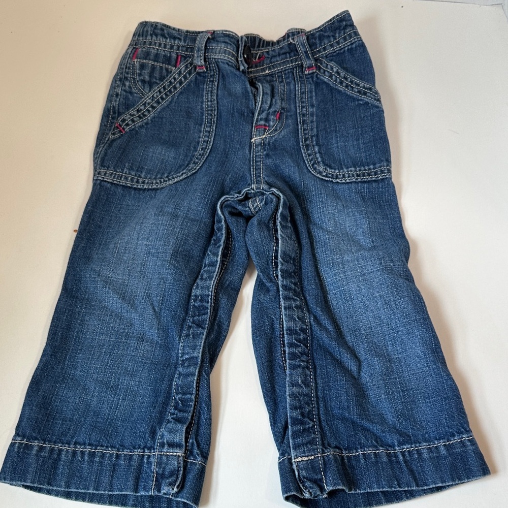 Baby gap blue jeans size 18-24 months snaps